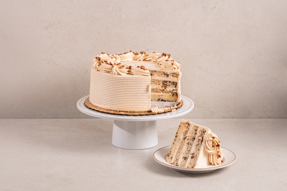 Toffee Pecan Cake 9"