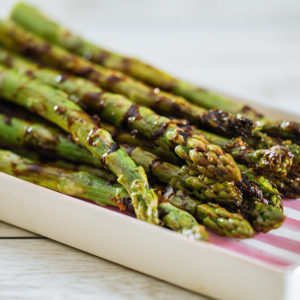 Balsamic & Black Pepper Grilled Asparagus