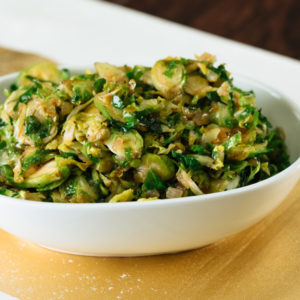 Maple Sriracha Brussels Sprouts