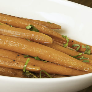 Vanilla Honey Glazed Carrots with Tarragon