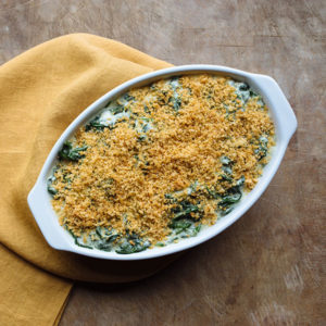 Gruyere & Spinach Gratin
