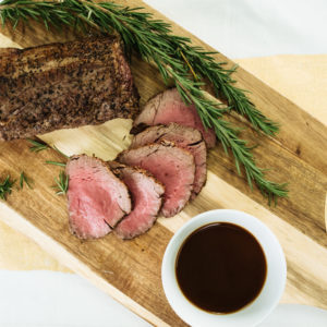 44 Farms Prime Black Angus Sirloin Roast with Port Wine Demi Glace