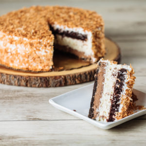 Chocolate Coconut Cream Cake