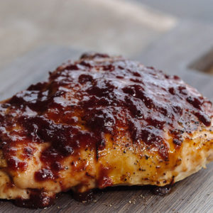 Cranberry Chipotle Glazed Turkey Breast