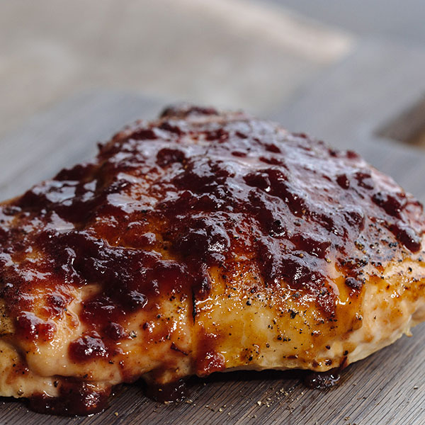 Cranberry Chipotle Glazed Turkey Breast