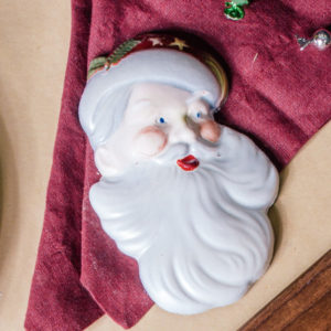Handcrafted Chocolate Santa Head