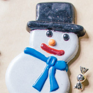 Handcrafted Chocolate Snowman