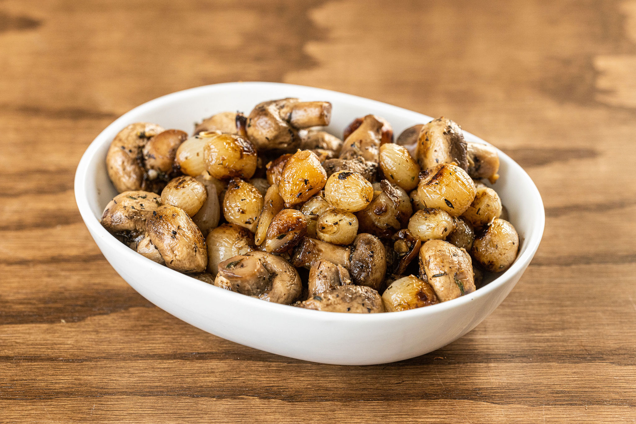 Sautéed Mushrooms with Pearl Onions