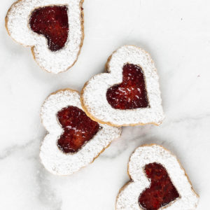 Linzer Heart Cookie
