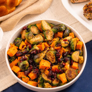 Cranberry Maple Brussels Sprouts