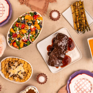 Dinner for Two: Rosewood Ranch Espresso & Cocoa-Rubbed Wagyu Sirloin with Raspberry Port Demi Glace