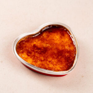 Heart-Shaped Crème Brûlée