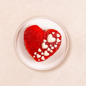 Heart-Shaped Passion Fruit Cake 5”