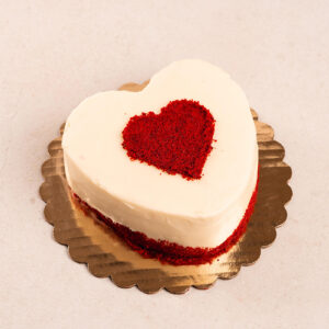 Heart-Shaped Red Velvet Cake 5”