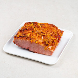 Orange Bourbon Vanilla Glazed Ham