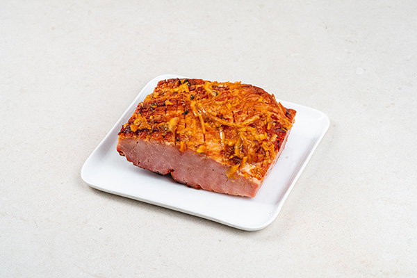 Orange Bourbon Vanilla Glazed Ham