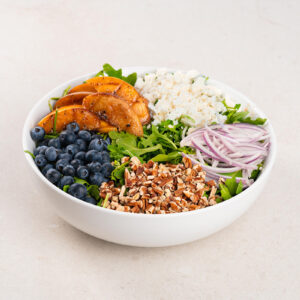 Grilled Peach & Blueberry Salad