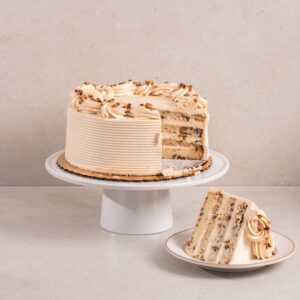 Toffee Pecan Cake 9"