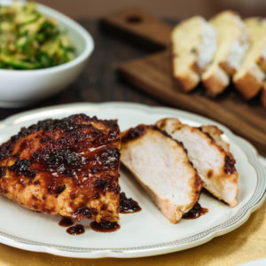 Bacon Chipotle Roasted Turkey Breast