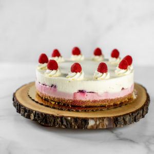 Raspberry Key Lime Pie