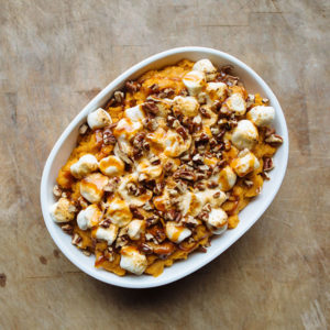 Smashed Sweet Potatoes