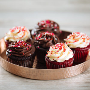 Valentine's Cupcake Trio – Mixed