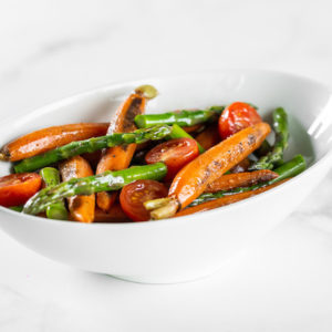 Roasted Carrots & Asparagus
