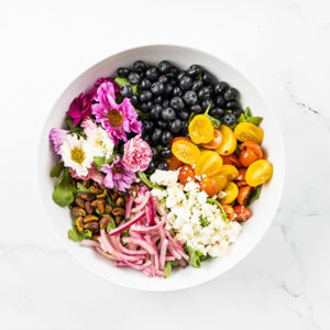 Blueberry & Wildflower Salad