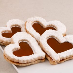 Dulce de Leche Heart Cookie