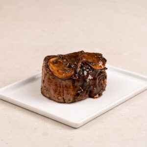 Filet Mignon with Cognac Mushroom Sauce